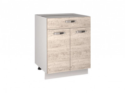 Кухонный шкаф-стол Alesia 2D1S/60-F1 сосна винтаж