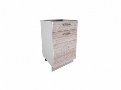 Кухонный шкаф-стол Alesia 1D1S/50-F1 дуб анкона