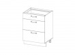  Кухонный шкаф-стол Alesia 3S/40-F1 сосна винтаж