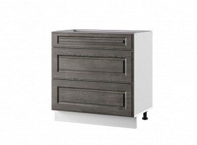 Grand, шкаф-стол 3S/80-46 (серый / дуб йорк серый)