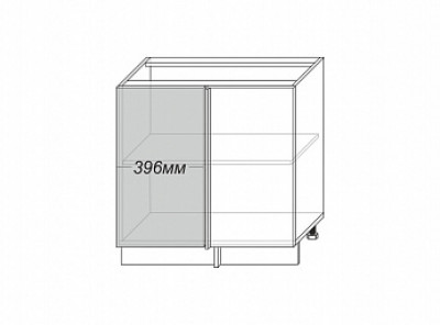Tapio, шкаф-стол угловой 1D/80-51 (белый / дуб снежный)