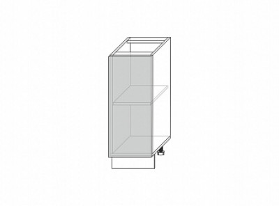 Tapio, шкаф-стол 1D/30-51 (белый / дуб снежный)