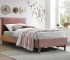 Кровать SIGNAL Acoma Velvet (90*200) античный розовый/дуб