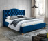 Кровать SIGNAL Aspen Velvet (160*200) темно-синий