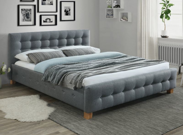  Кровать SIGNAL Barcelona (160*200) серый/дуб