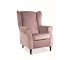Кресло SIGNAL Baron Velvet античный розовый