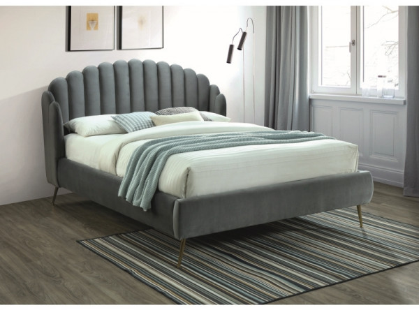 Кровать SIGNAL Calabria Velvet (160*200) серый