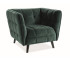 Кресло SIGNAL Castello 1 Velvet зеленый