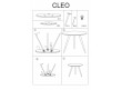  Комплект SIGNAL Cleo (2 журнальных столика) черный,d40;d50
