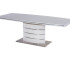 Обеденный стол SIGNAL Fano 160 раскладной, белый лак, 160-220/90/77