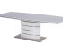 Обеденный стол SIGNAL Fano 120 раскладной, белый лак, 120-180/80/77