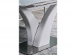  Обеденный стол SIGNAL Faro 120 раскладной, белый, 120-160/80/76