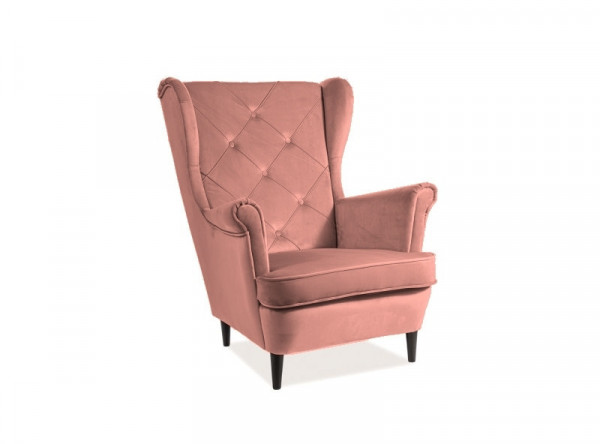  Кресло SIGNAL Lady Velvet античный розовый