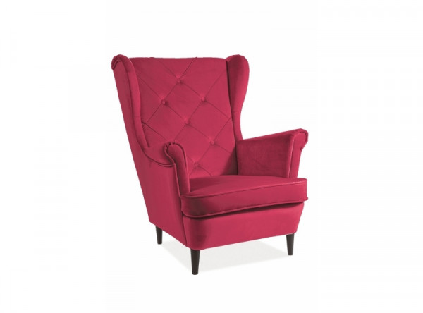  Кресло SIGNAL Lady Velvet бордовый