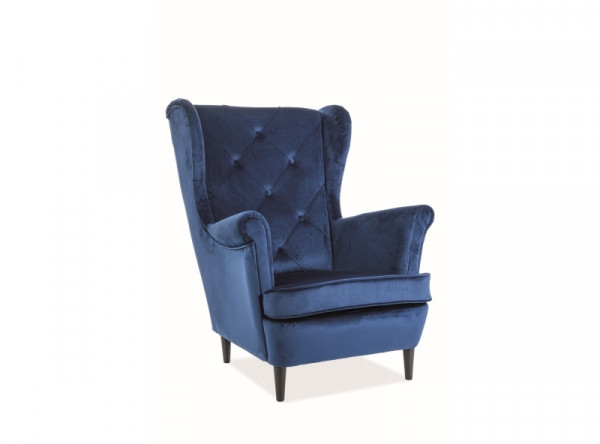  Кресло SIGNAL Lady Velvet темно-синий