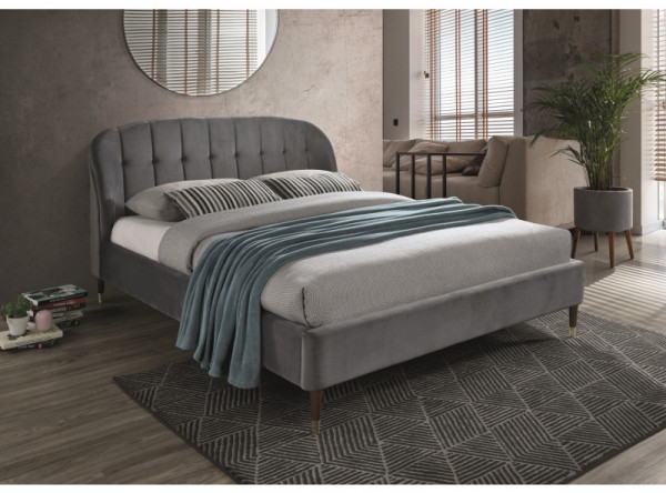  Кровать SIGNAL Liguria Velvet (160*200) серый