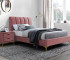 Кровать SIGNAL Mirage Velvet (90*200) античный розовый