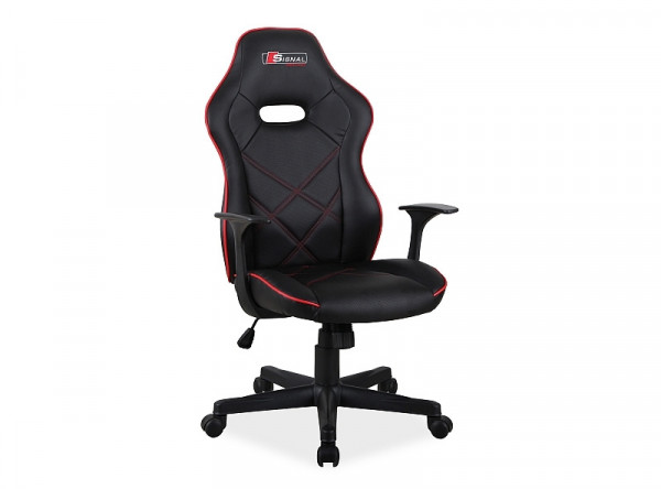  Кресло компьютерное SIGNAL Boxter черный+красный/черный
