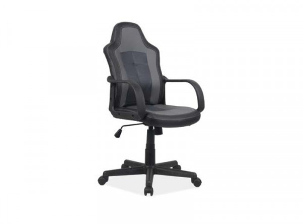  Кресло компьютерное SIGNAL Cruz черный+серый /черный