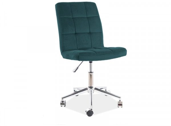  Кресло компьютерное SIGNAL Q-020 Velvet зеленый/хром