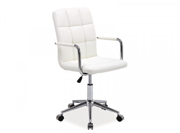  Кресло компьютерное SIGNAL Q-022 белый/хром
