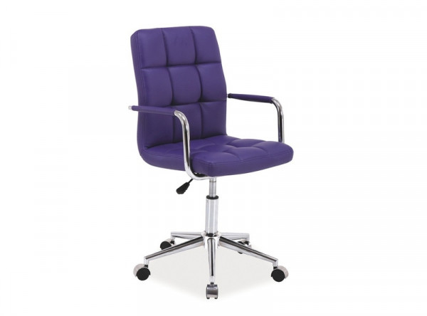  Кресло компьютерное SIGNAL Q-022 фиолетовый/хром