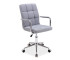 Кресло компьютерное SIGNAL Q-022 tkanina серый/хром
