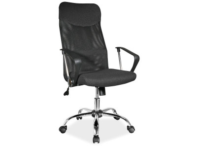 Кресло компьютерное SIGNAL Q-025M черный/хром