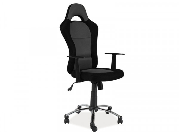  Кресло компьютерное SIGNAL Q-039 черный/хром