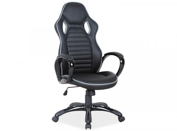  Кресло компьютерное SIGNAL Q-105 черный+серый /черный