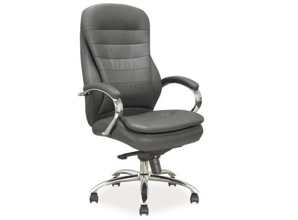  Кресло компьютерное SIGNAL Q-154 серый/хром