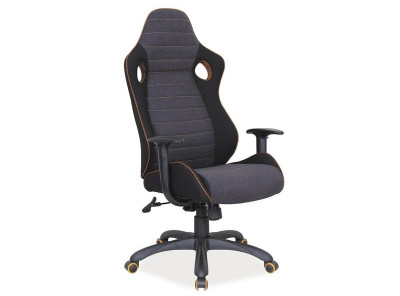 Кресло компьютерное SIGNAL Q-229 черный+серый/черный