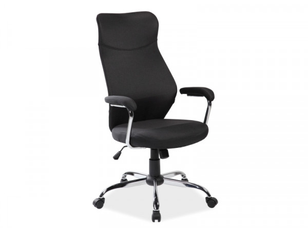  Кресло компьютерное SIGNAL Q-319 черный/хром