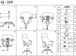  Кресло компьютерное SIGNAL Q-319 серый/хром