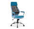 Кресло компьютерное SIGNAL Q-336 синий+черный/хром