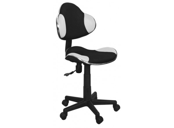  Кресло компьютерное SIGNAL Q-G2 белый+черный/черный