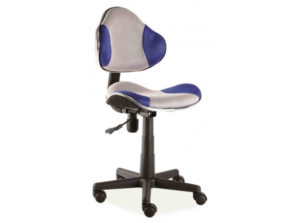  Кресло компьютерное SIGNAL Q-G2 синий+серый/черный