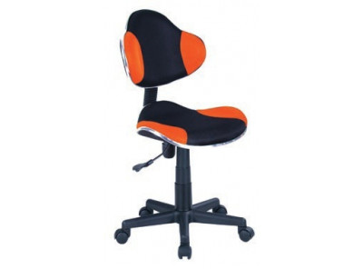 Кресло компьютерное SIGNAL Q-G2 оранжевый+черный/черный