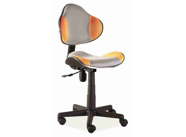  Кресло компьютерное SIGNAL Q-G2 оранжевый+серый/черный