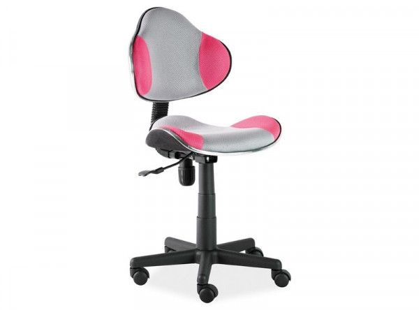  Кресло компьютерное SIGNAL Q-G2 розовый+серый/черный