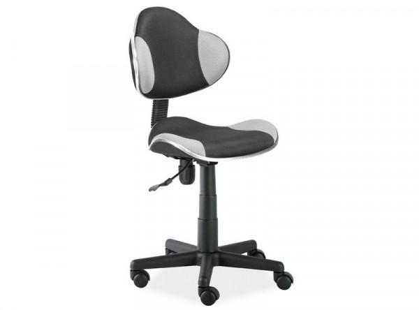  Кресло компьютерное SIGNAL Q-G2 серый+черный/черный