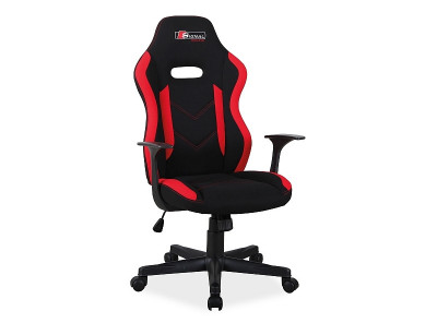 Кресло компьютерное SIGNAL Rapid черный+красный/черный