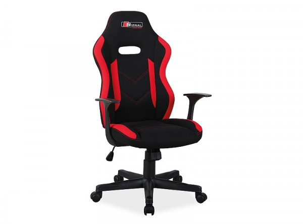  Кресло компьютерное SIGNAL Rapid черный+красный/черный