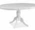 Обеденный стол SIGNAL Olivia белый, d106-141/76