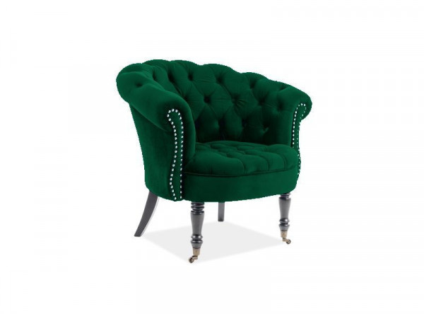  Кресло SIGNAL Philips Velvet зеленый