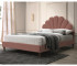 Кровать SIGNAL Santana Velvet (160*200) античный розовый/дуб
