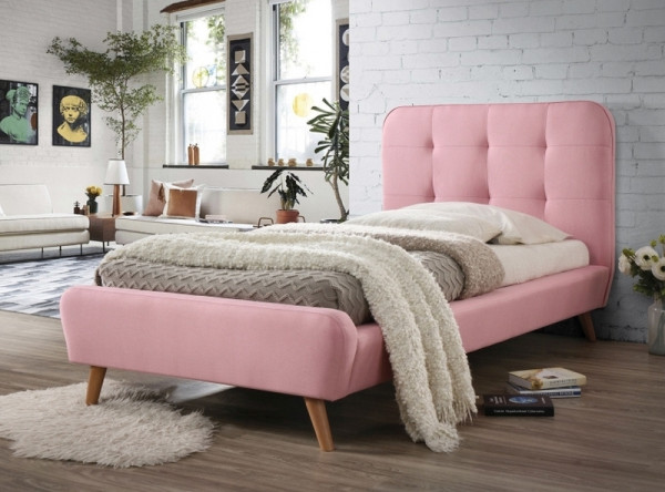  Кровать SIGNAL Tiffany (90*200) розовый