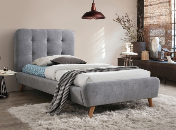  Кровать SIGNAL Tiffany (90*200) серый