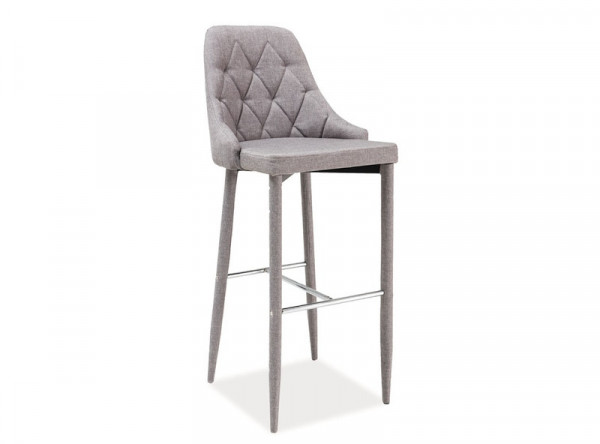  Барный стул SIGNAL Trix H-1 серый/серый