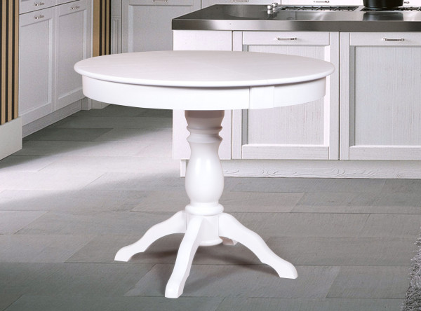  Обеденный стол Мебель-Класс Гелиос (белый)